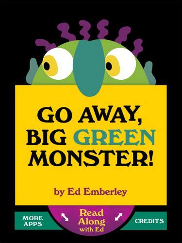 Go Away Big Green Monster Arrives On Ios Big Green Monster Book App