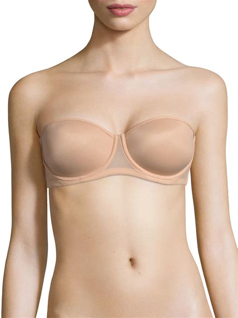 Le Mystere Soiree Full Fit Strapless Bra In Natural Lyst