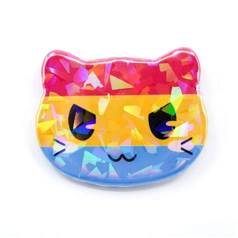 Gay Pride Button Cat Kitty Flag Pinback 225x15 Inches Etsy