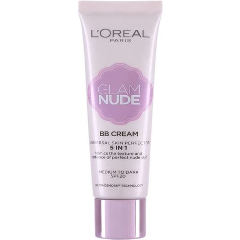 L Oreal Glam Nude 5 In 1 BB Cream Medium To Dark New Packaging