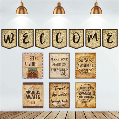 Buy Travel The Classroom Decor Welcome Bulletin Board Travel Cutouts