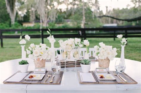 Rustic and Modern White Wedding Inspiration - Every Last Detail