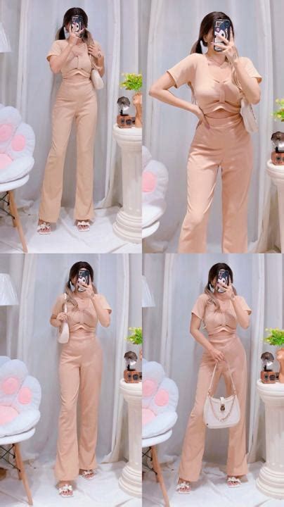 Shaira Terno Pants Fit To Small Up To Large Only Lazada Ph