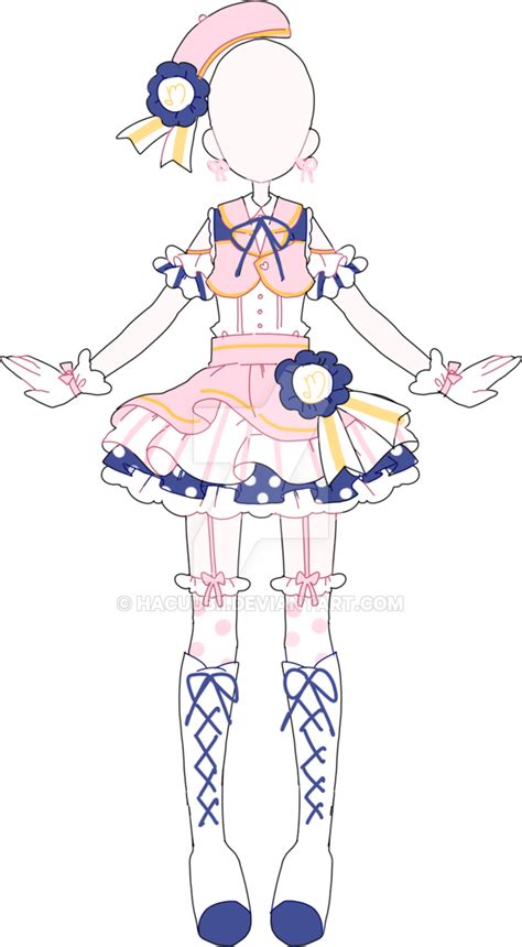 Kira Kira Idol Outfit Commission For Meru By Hacuubii Anime Character