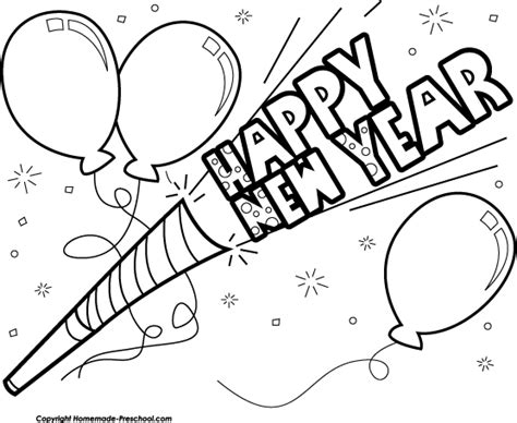 New Years Clipart Black And White Happy New Year 2020 Hand Lettering