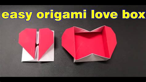Simple Origami Love Boxenvelopehow To Make Easy Love Boxenvelope