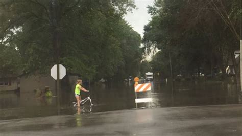 Chicago Weather Heavy Rains Cause Flooding South Of Chicago Abc7 Chicago