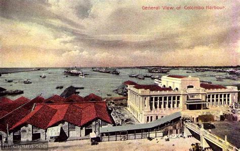 General View Of Colombo Harbor 1930s