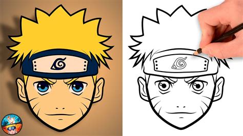 Como Dibujar A Naruto Uzumaki Youtube