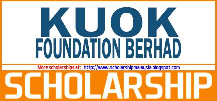 This page will guide you on how to apply for federal government (fg) bilateral educational agreement (bea) undergraduate and postgraduate study abroad award. Kuok Foundation Scholarship for Malaysian Public ...