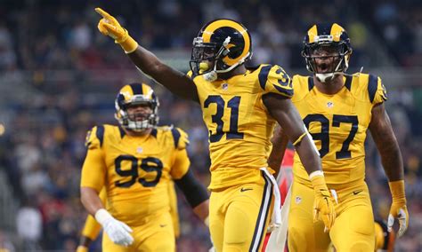 Rams Will Wear Color Rush Uniforms Vs 49ers On Thursday Night