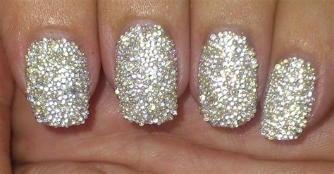 Wendys Delights Nail Rock Moon Silver Nail Polish And Caviar Beads