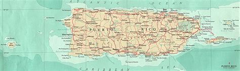 Puerto Rico Detailed Map Zip Code Map