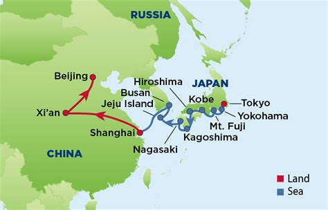 .china and japan, china japan map asia map: Map-PR-81B-japan-china - Enrichment Journeys
