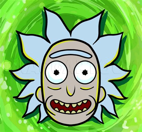 This is a simple four step tutorial for you to follow. How To Draw Rick For Beginners, Step by Step, Drawing ...