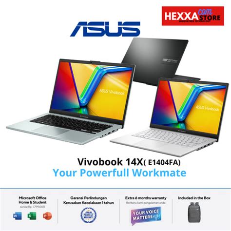 Promo Asus Vivobook Go 14 E1404fa Ryzen 3 7320u 8gb 256512gb 14fhd W11 Ohs Ssd 256 Kota