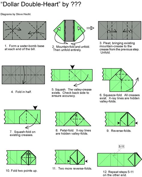 Step By Step Dollar Bill Origami Instructions Boschild
