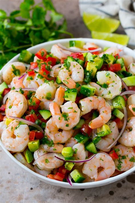 Full of zesty lime, buttery avocado, and juicy tomatoes; Shrimp Ceviche - Dinner at the Zoo