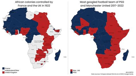 African Colonies Controlled By France And The Maps On The Web