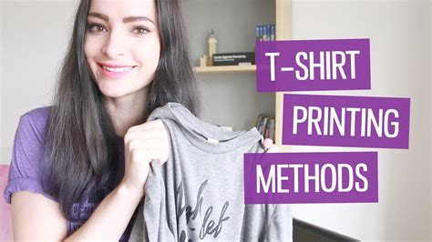 T Shirt Printing Techniques Explained Charlimarietv Youtube
