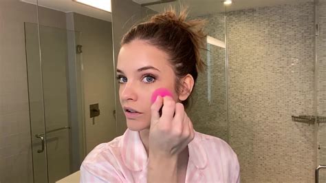 watch barbara palvin on her everyday beauty routine from pimple patches to the ultimate eye