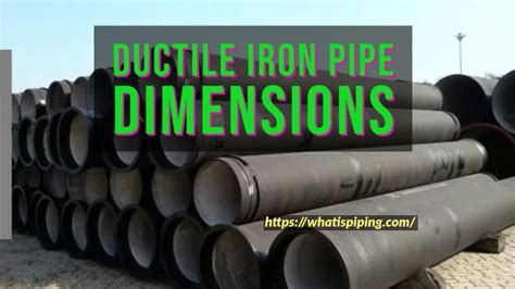 American Ductile Iron Pipe Dimensions Ductile Pipe Iron Dimensions