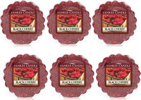 Yankee Candle Lot Of 6 Black Cherry Tarts Wax Melts Home And Kitchen