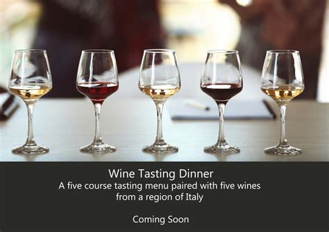 Check spelling or type a new query. mini_wine tasting dinner - Salvos