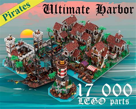 Lego Moc Ultimate Pirates Harbor By Legatoflegion Rebrickable