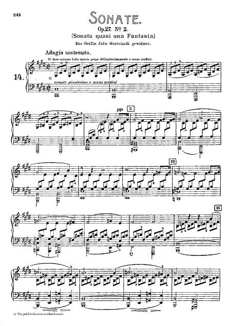 Sonata Claro de Luna de Beethoven: Cómo tocarla y partitura para piano