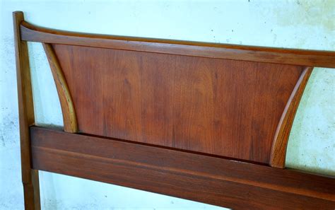 Midcentury rosewood king headboard with floating nightstands. SELECT MODERN: Mid Century Modern King Headboard