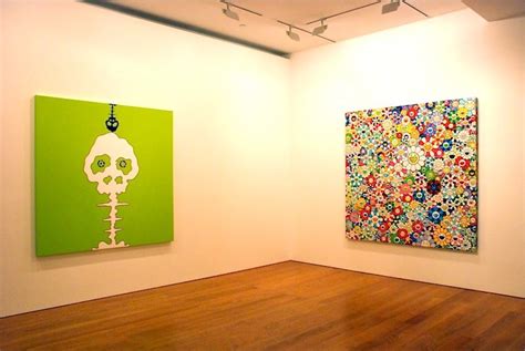 Takashi Murakamis Spirited Flowers And Skulls Exhibit Opens