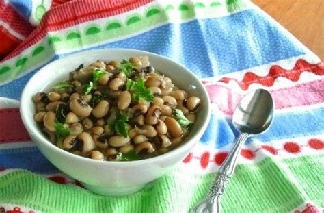 Black Eyed Peas From The Slow Cooker With A Years Worth Of Good Luck