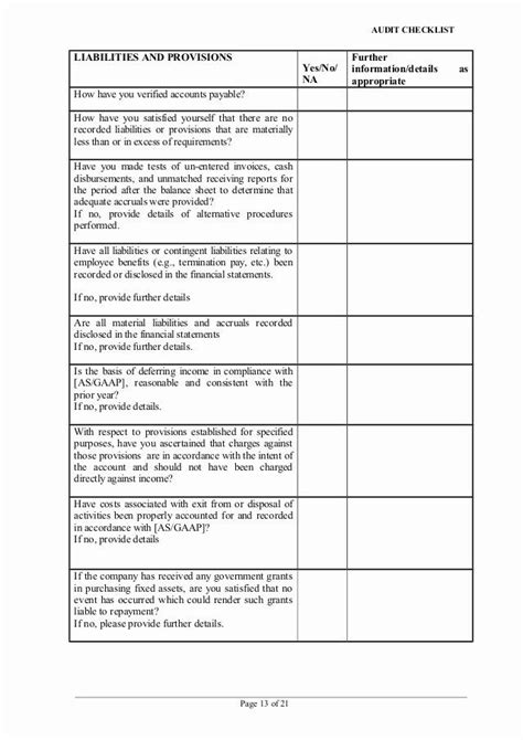 Physical Security Audit Checklist Professionally Designed Templates