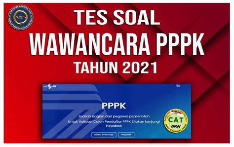 Contoh Soal Dan Pembahasan Tes Wawancara Seleksi Pppk P K Dan Kunci