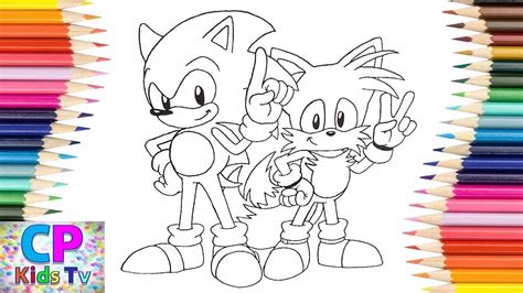 For kids & adults you can print sonic or color online. Sonic Tails Coloring | Coloring pages, Coloring pictures ...