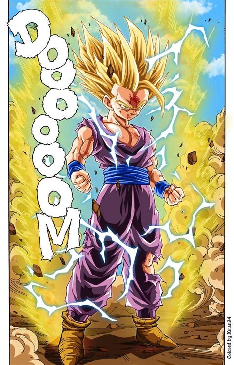 Gohan Ssj2 By Akira Toriyama By Xman34 On Deviantart Anime Dragon Ball Dragon Ball Artwork