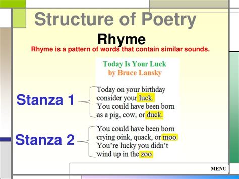 Poetry Text Structure And Planner Charts Gambaran