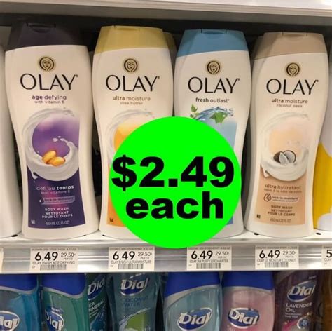 Publix Deal 🛀🏾 249 Olay Body Washes Save 62 Off 5