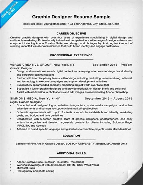 Graphic designers are involved in creating and designing high visual solutions based on client?s requirements. Graphic artist job description for resume ...
