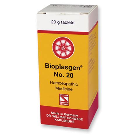 Bioplasgen No 20 Homeopathic Medicine For The Treatment Of Skin