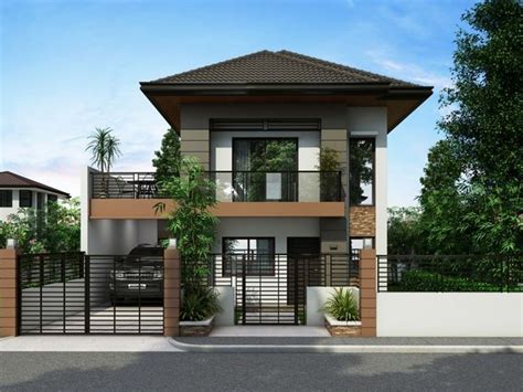 The other facilities in the home is that it is having a living room, dining room which is extended from the hall. Best Two Storey House Plans — TERACEE