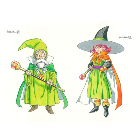 Dragon Quest 3 Classes Artwork Both Nes And Snes By Akira Toriyama