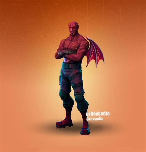 Fortnite Demon Skin Art