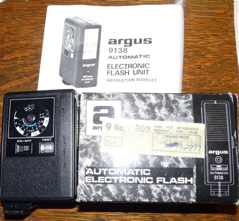 Vintage Argus Automatic Electronic Flash And By Hatchelflax