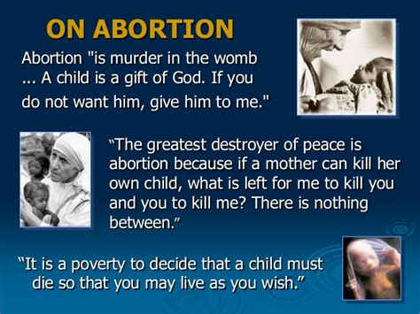 Jun 14, 2021 · verdict: ABORTION — According to Mother Theresa | SOTN: Alternative ...