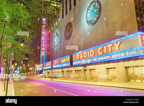 Radio City Music Hall Located In Rockefeller Center Manhattan Its