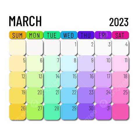 Desk Calendar 2023 Vector Hd Png Images March 2023 Month Calendar Desk