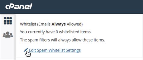 On any message, tap the sender and add to either a new. How to whitelist an email address in cPanel Webmail
