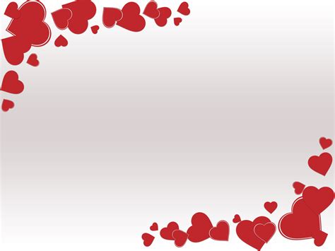 Download Grunge Valentine Day Background Love Red White Ppt By